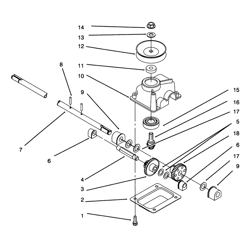 Gearcase Assembly No 71-9600
