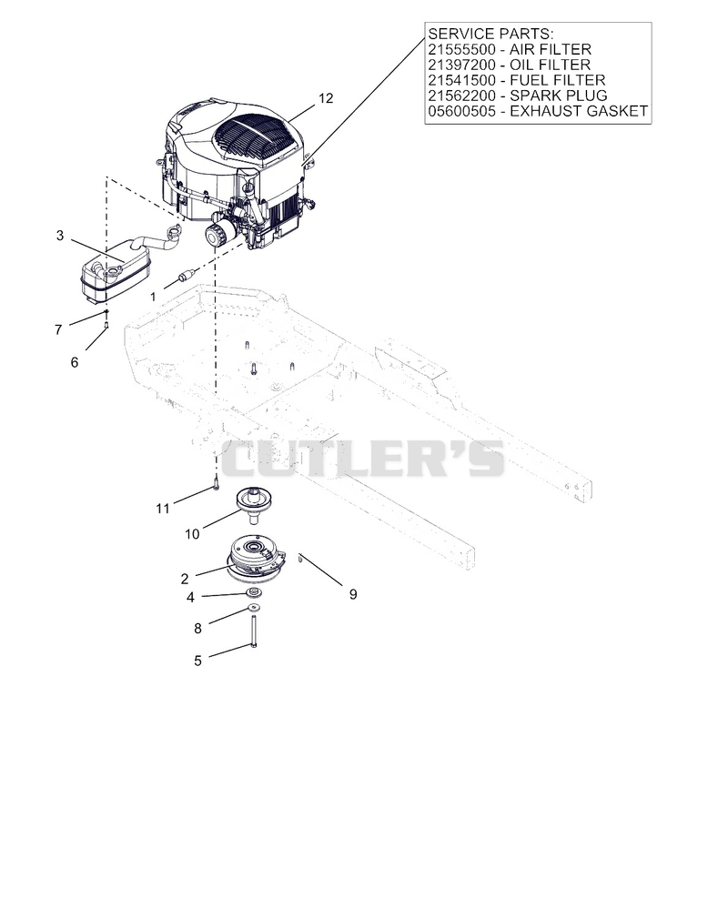 Engine - Kohler 22HP