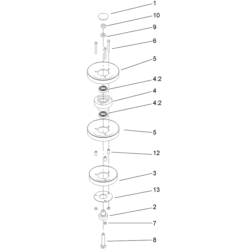 Pully Assembly No 110-1592