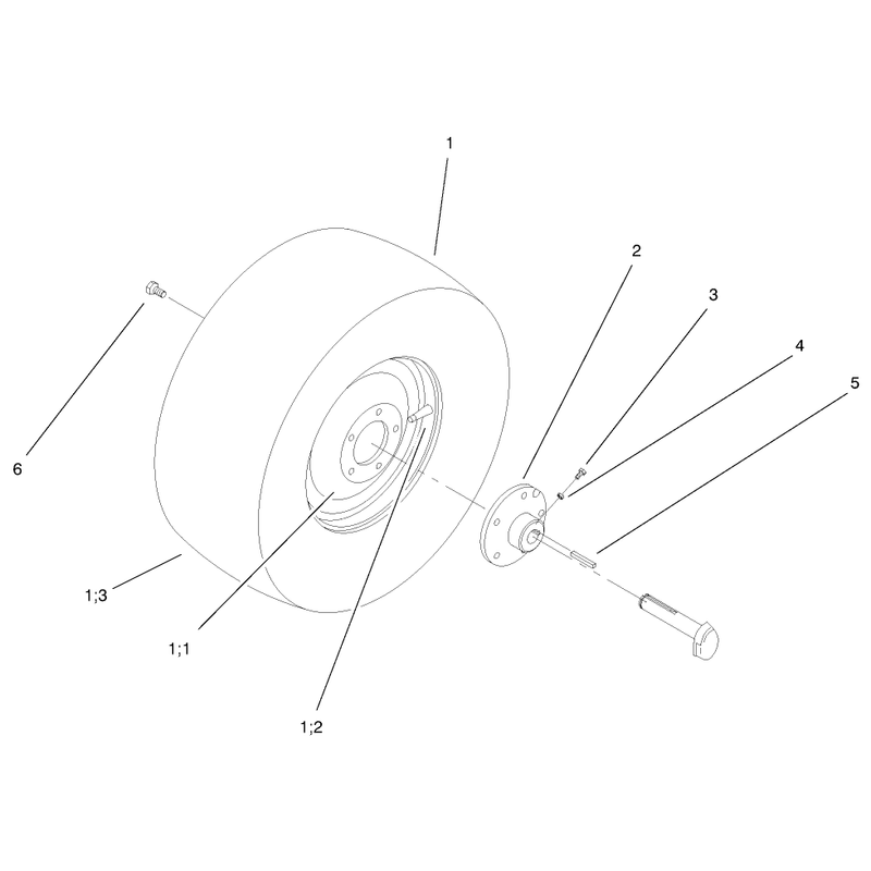 Rear Wheel Assembly