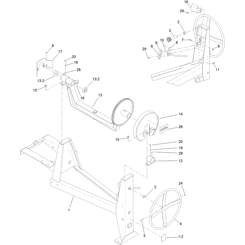 Frame and Yoke Assembly