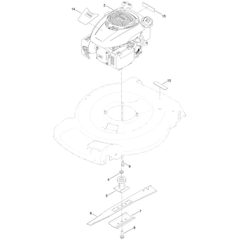 Engine and Blade Assembly