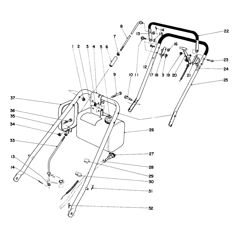 Handle Assembly S P Model