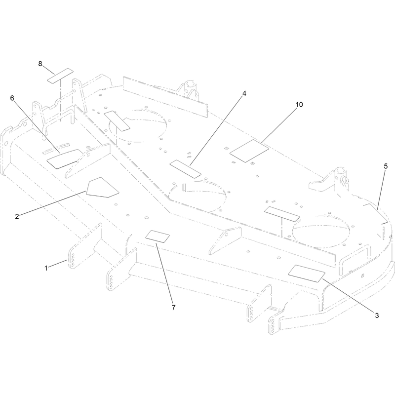 Deck Decal Assembly No 112-7082