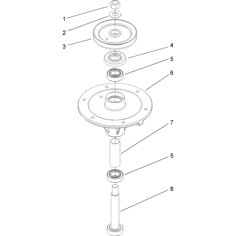Spindle Assembly No. 110-0728