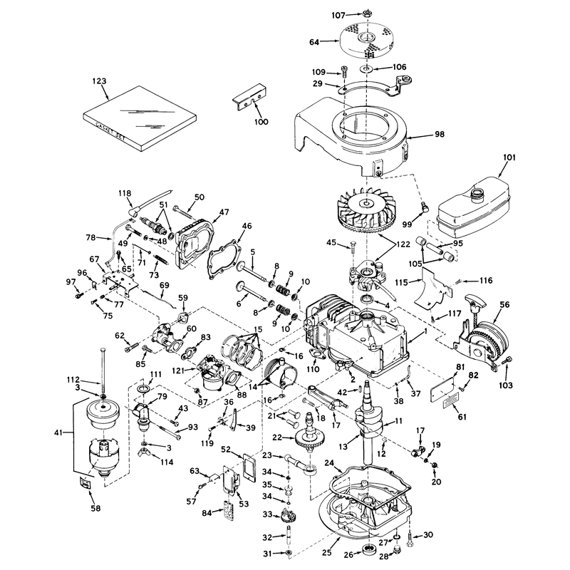 Engine Model No Lav35-40458h