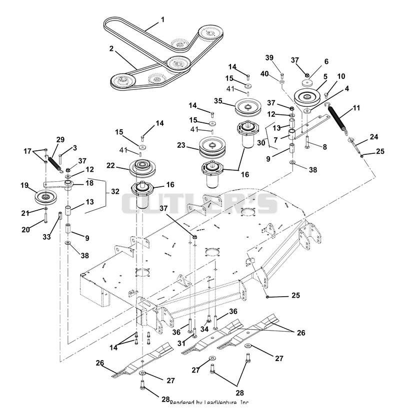 Belts, Spindles, Idlers And Blades