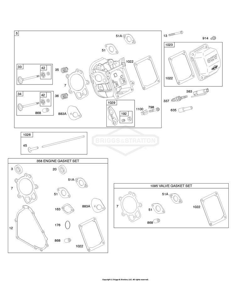 Cylinder Head, Gasket Sets, Valves