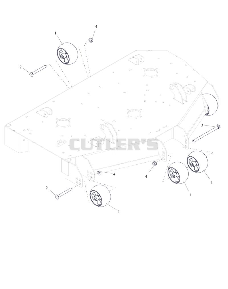 Anti-Scalp Wheels And Baffles - 44" & 48"