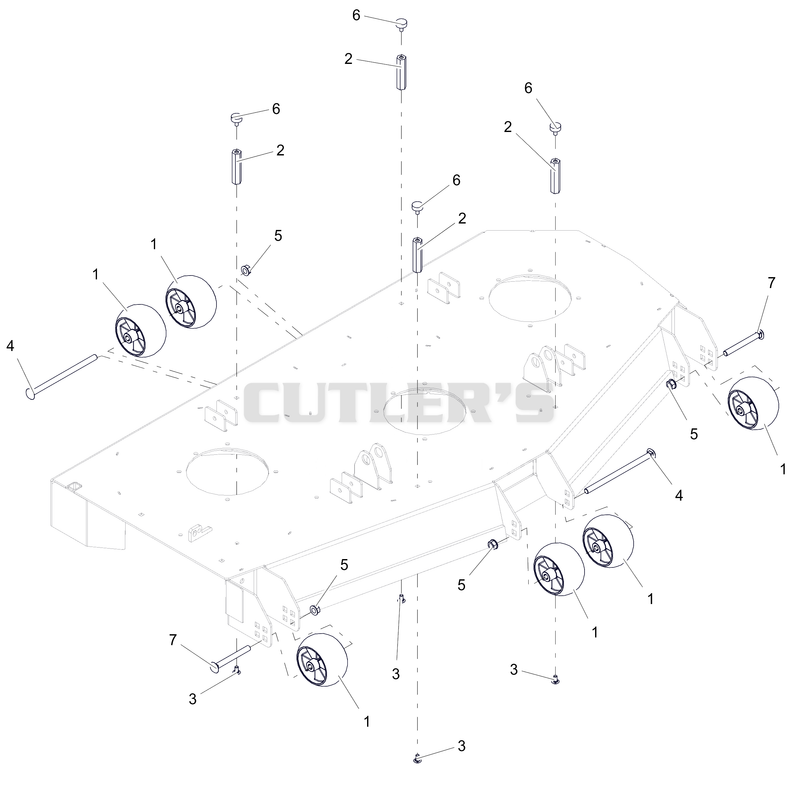 Anti-Scalp Wheels - 52" and 60" - SD