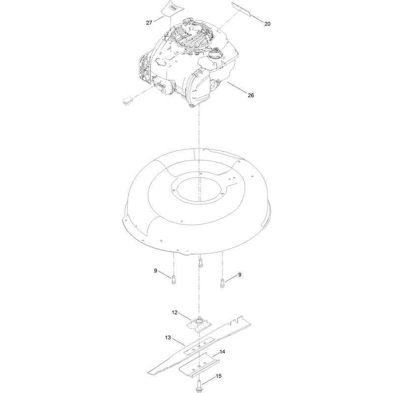 Engine and Blade Assembly
