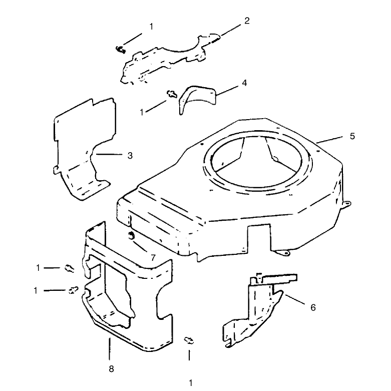 Blower Housing and Baffles