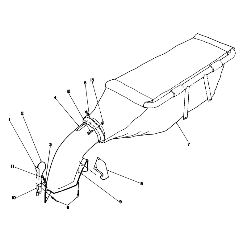 Chute and Bag Assembly