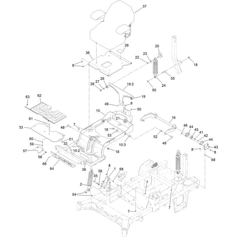 Seat Suspension Platform Assembly