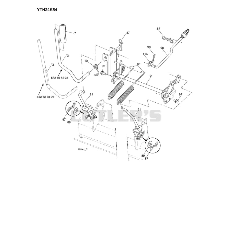 MOWER LIFT / DECK LIFT