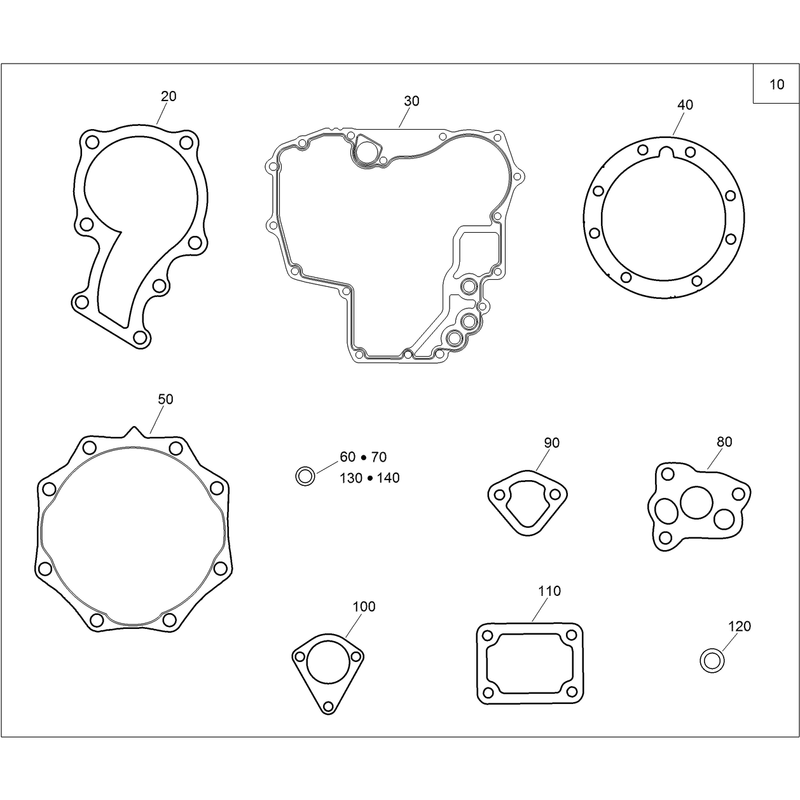 Lower Engine Gasket Kit