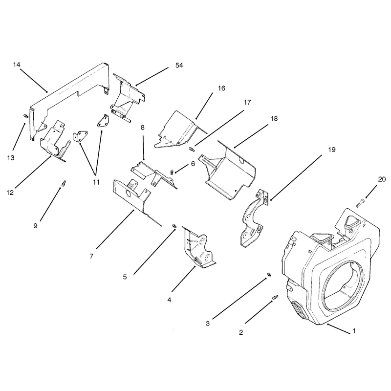 Baffles and Shroud Assembly