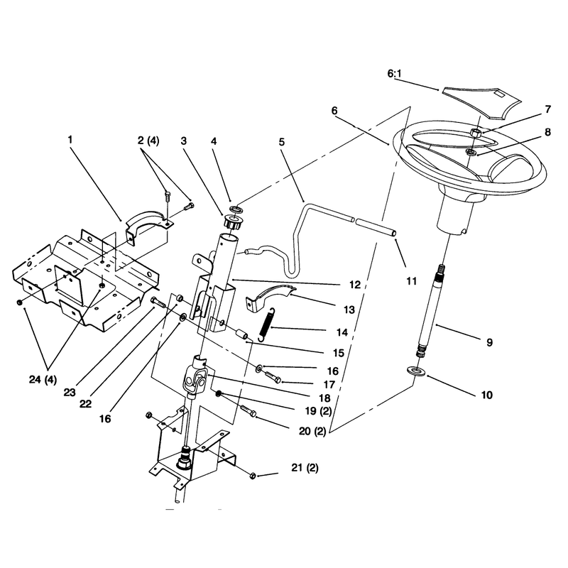 Steering Wheel and Tilt