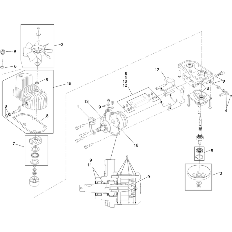 RH Hydro Assembly No. 116-6410