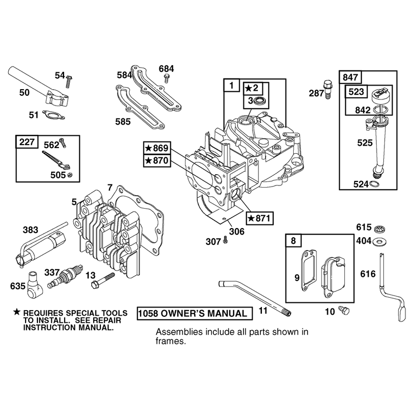 Engine Briggs and Stratton Model 12f802-1769-B1