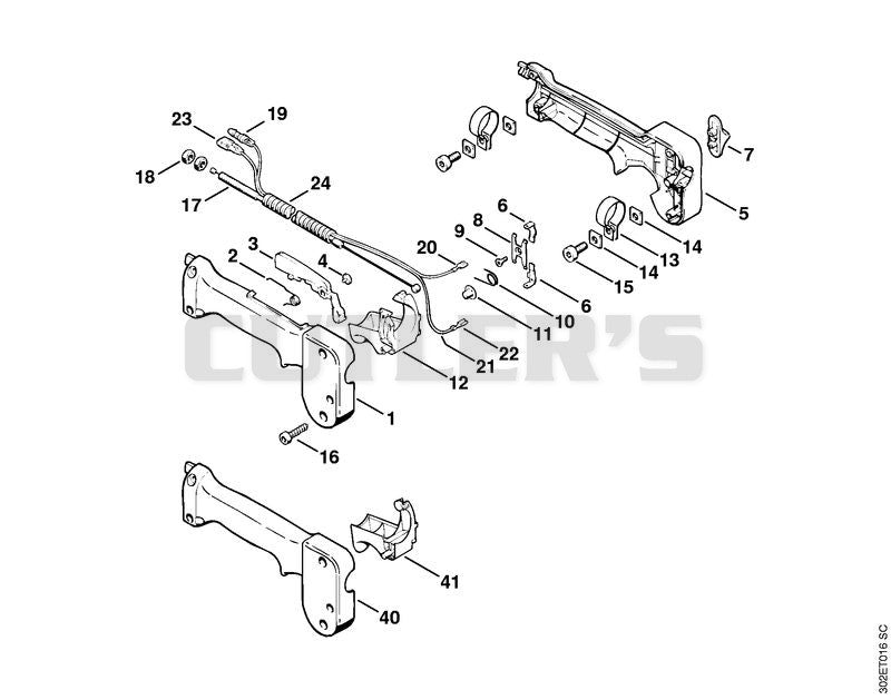 Control handle FS 52, FS 56