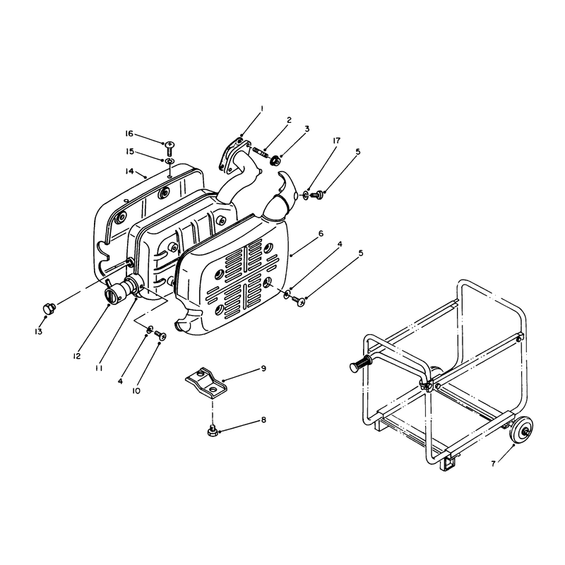Muffler Exhaust Assembly