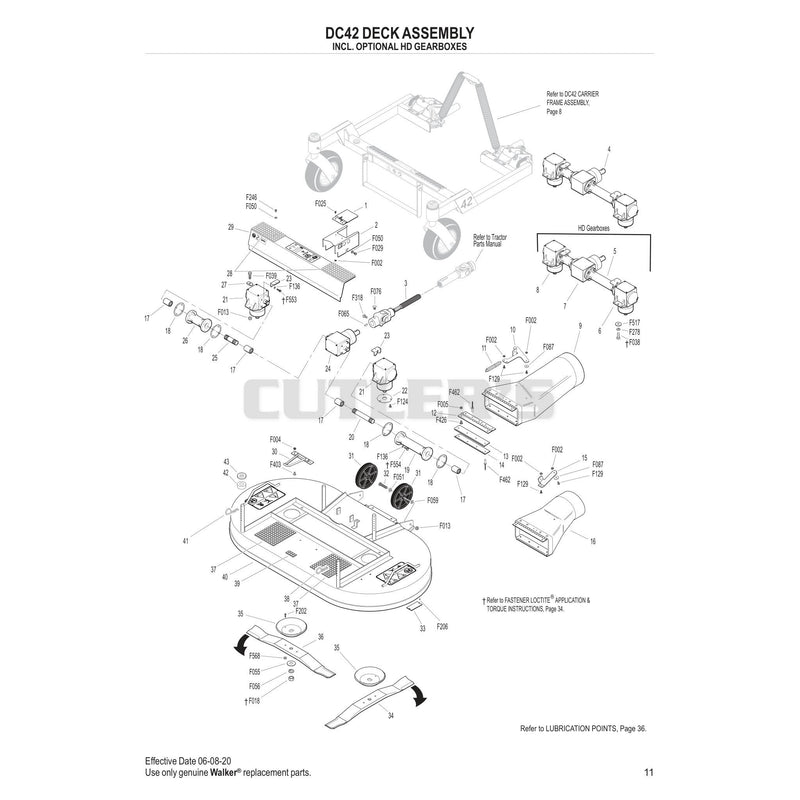 DC42 Deck Assembly