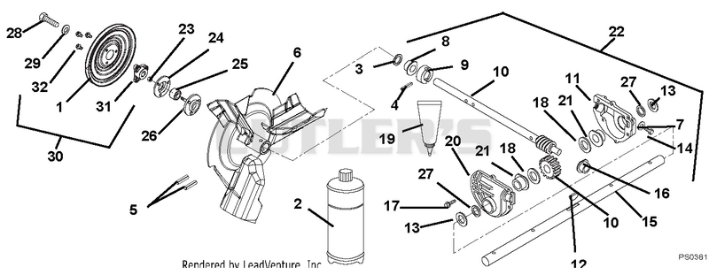 Gear Case And Impeller