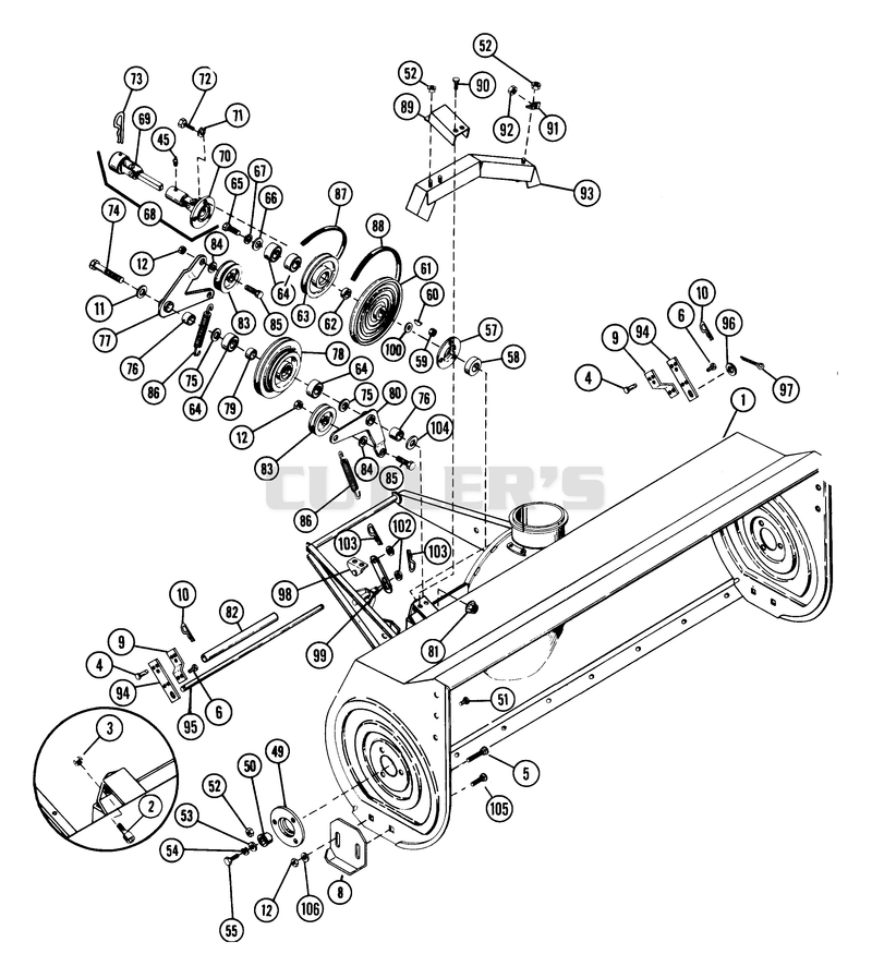 Sno-Thro 48" Drive And Housing