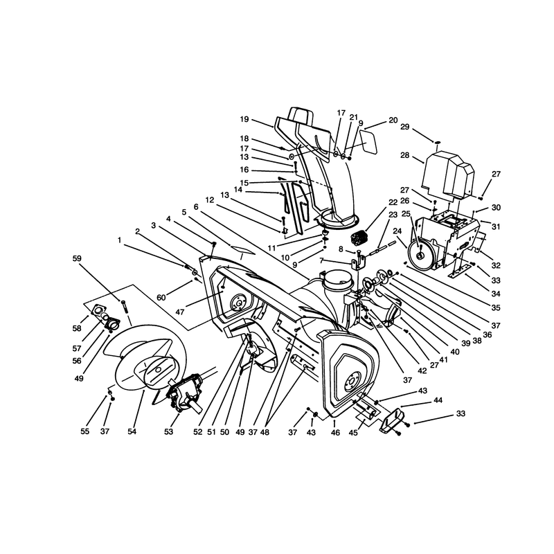 Housing & Chute Assembly