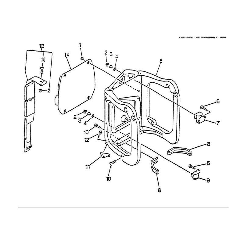 Backpack Frame, Harness