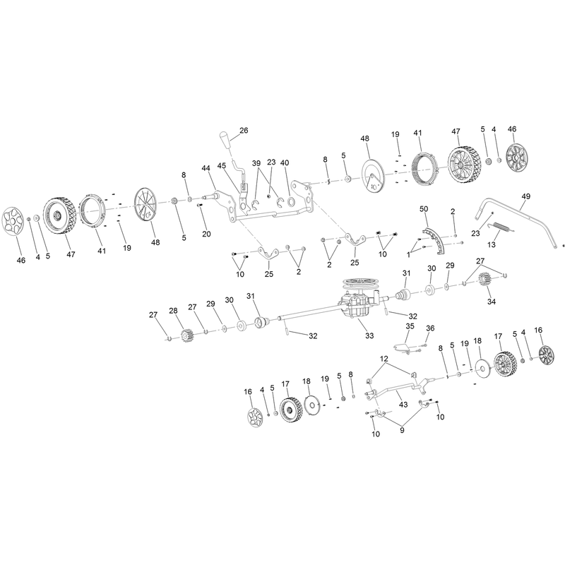 Suspension Traction and HOC Assembly
