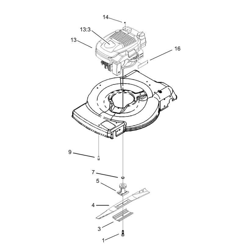 Engine and Blade Assembly