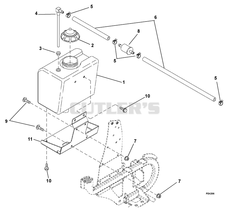 Fuel Tank And Lines