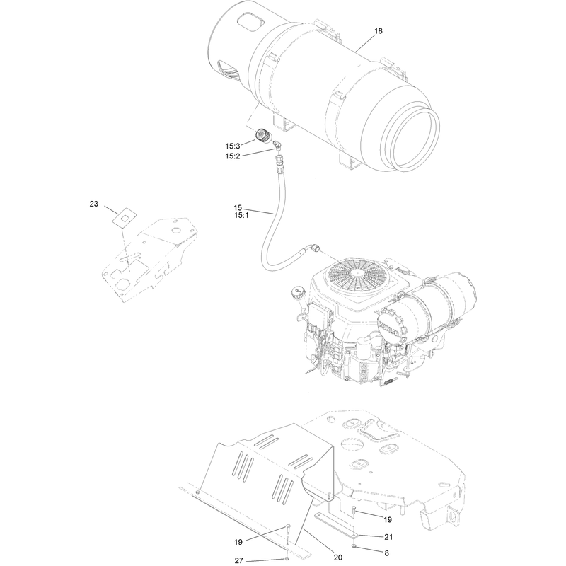 LPG Valve and Tank Assembly