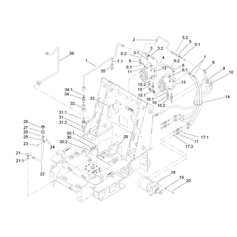 Traction Hydraulic Assembly