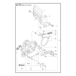 CHAIN BRAKE AND CLUTCH COVER