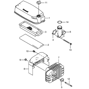 Air Filter and Muffler Assembly