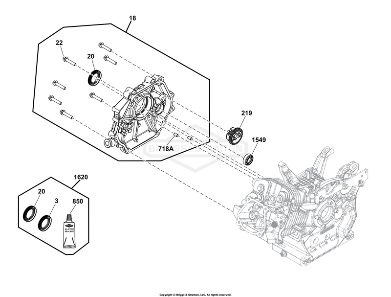 Crankcase Cover/Sump Group