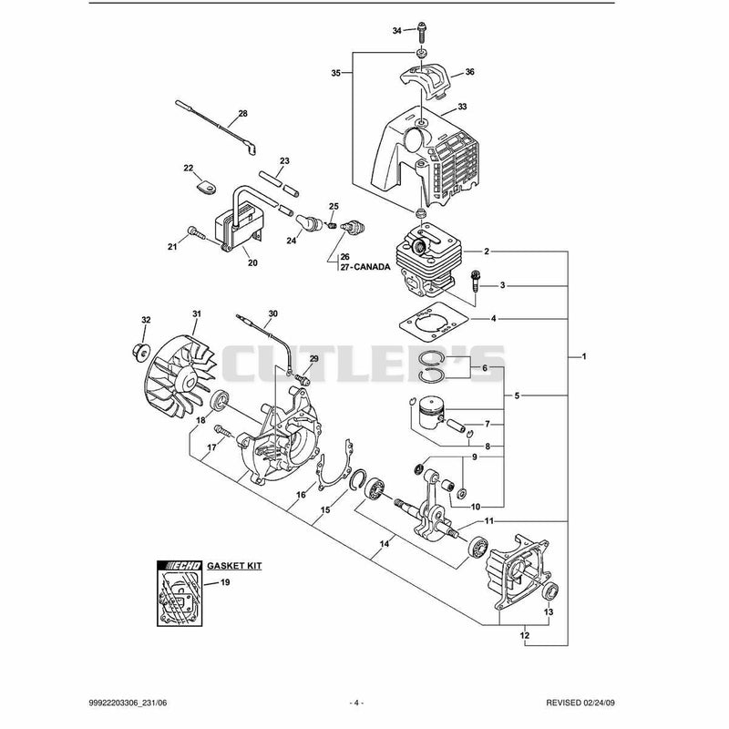 Engine, Short Block, Ignition, Cylinder Cover