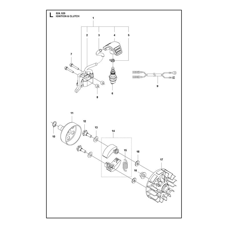 IGNITION SYSTEM AND CLUTCH