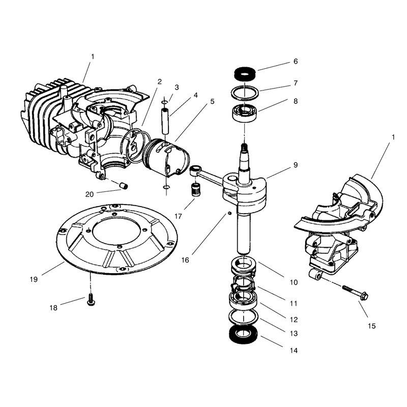 Crankshaft Assebly Model No 47pt7-3