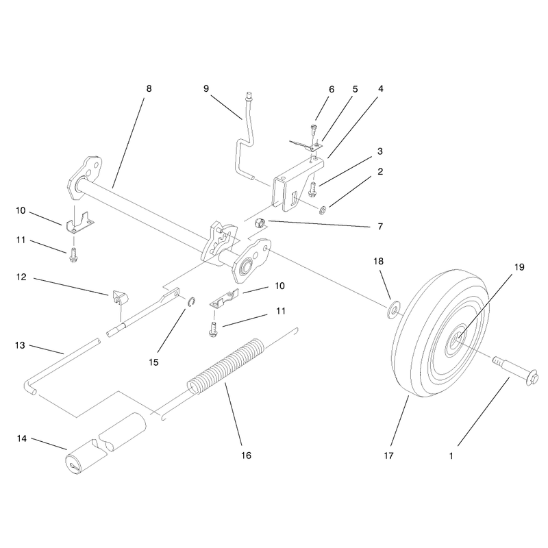 Deck Suspension Assembly
