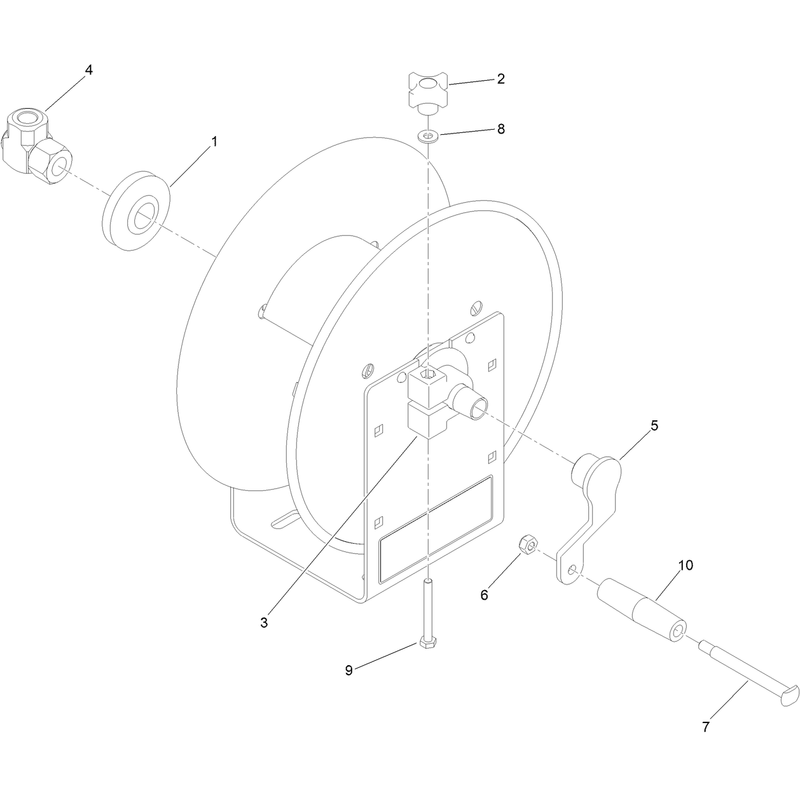 Hose Reel Assembly No. 135-5787