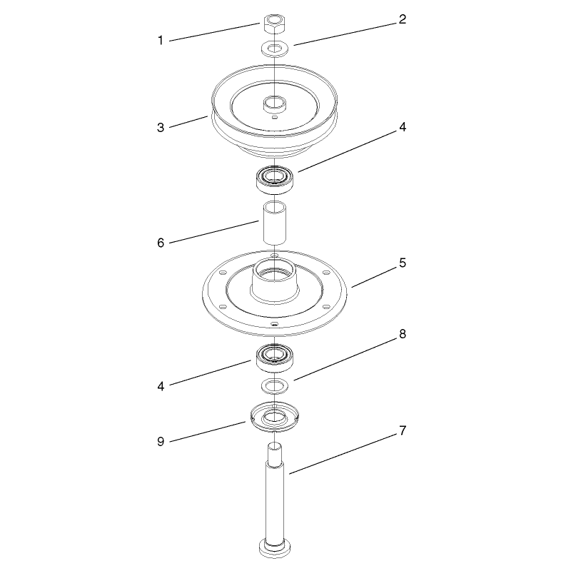 Spindle Housing Assembly No 104-6319