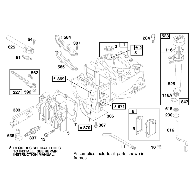 Engine Briggs and Stratton Model 12f802-1750-E1
