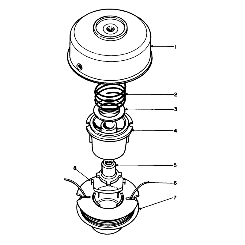 Dual Line Tap & Trim Head No. 46-2800 (optional)