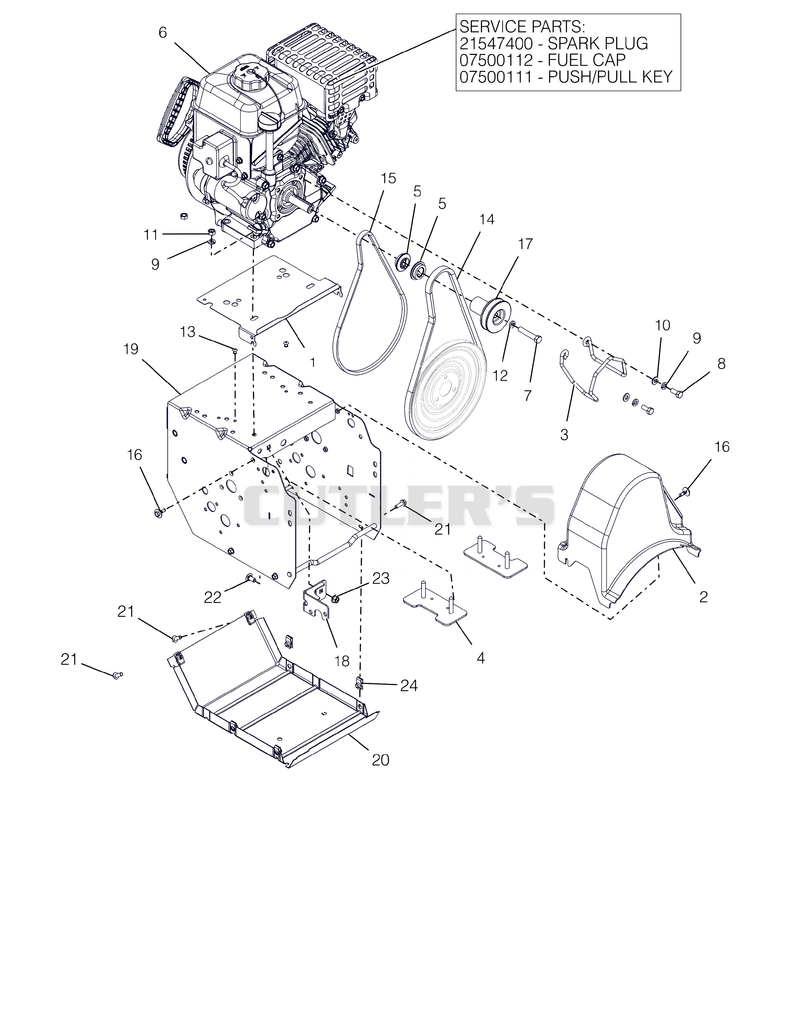 Frame And Engine - 20" & 24"