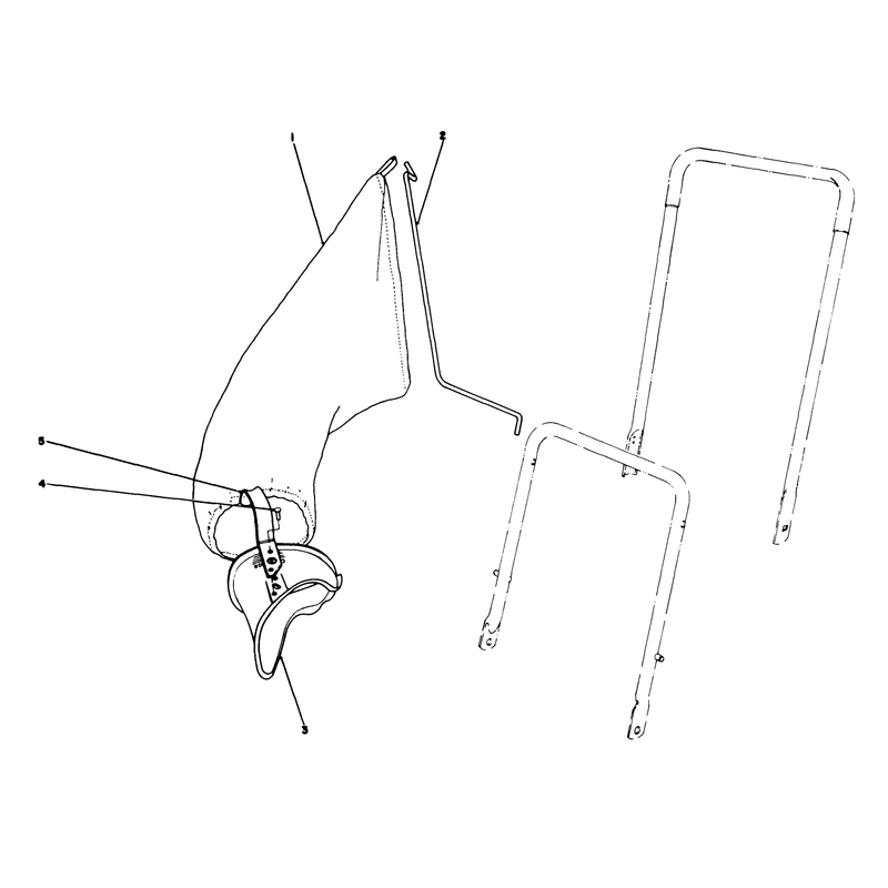 Grass Bagging Kit No 38-0050 Optional
