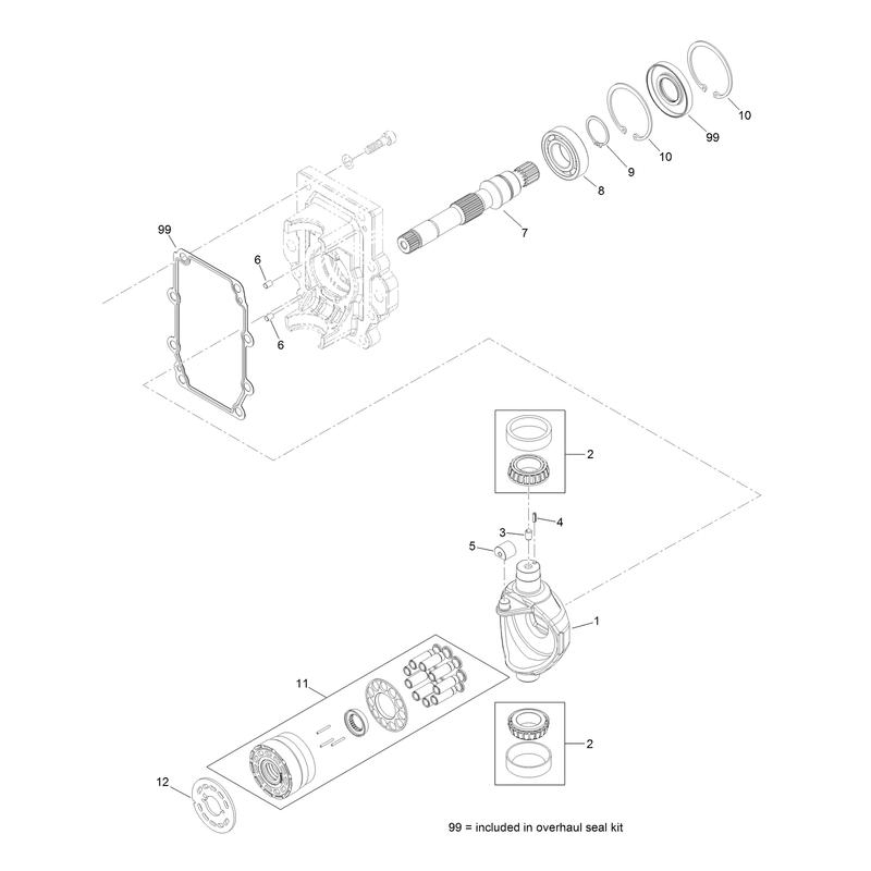 Front Hydraulic Pump Assembly No. 139-4800